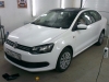 Фотография работы: Volkswagen Polo - оклейка автомобиля белой пленкой для такси - май 2013